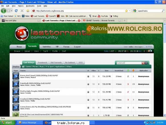 Dau cont Iplay - valiu - Trackere Romanesti
